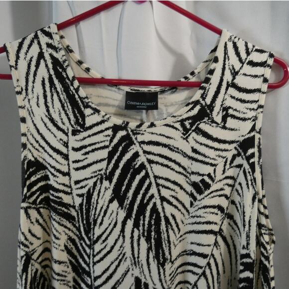 Cynthia Rowley Woman's Flowy Dress Sleeveless Pockets - Picture 2 of 5